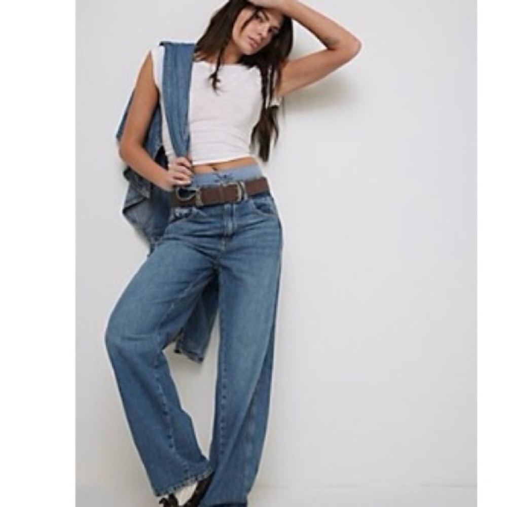 🦋 Free People Straight Jeans